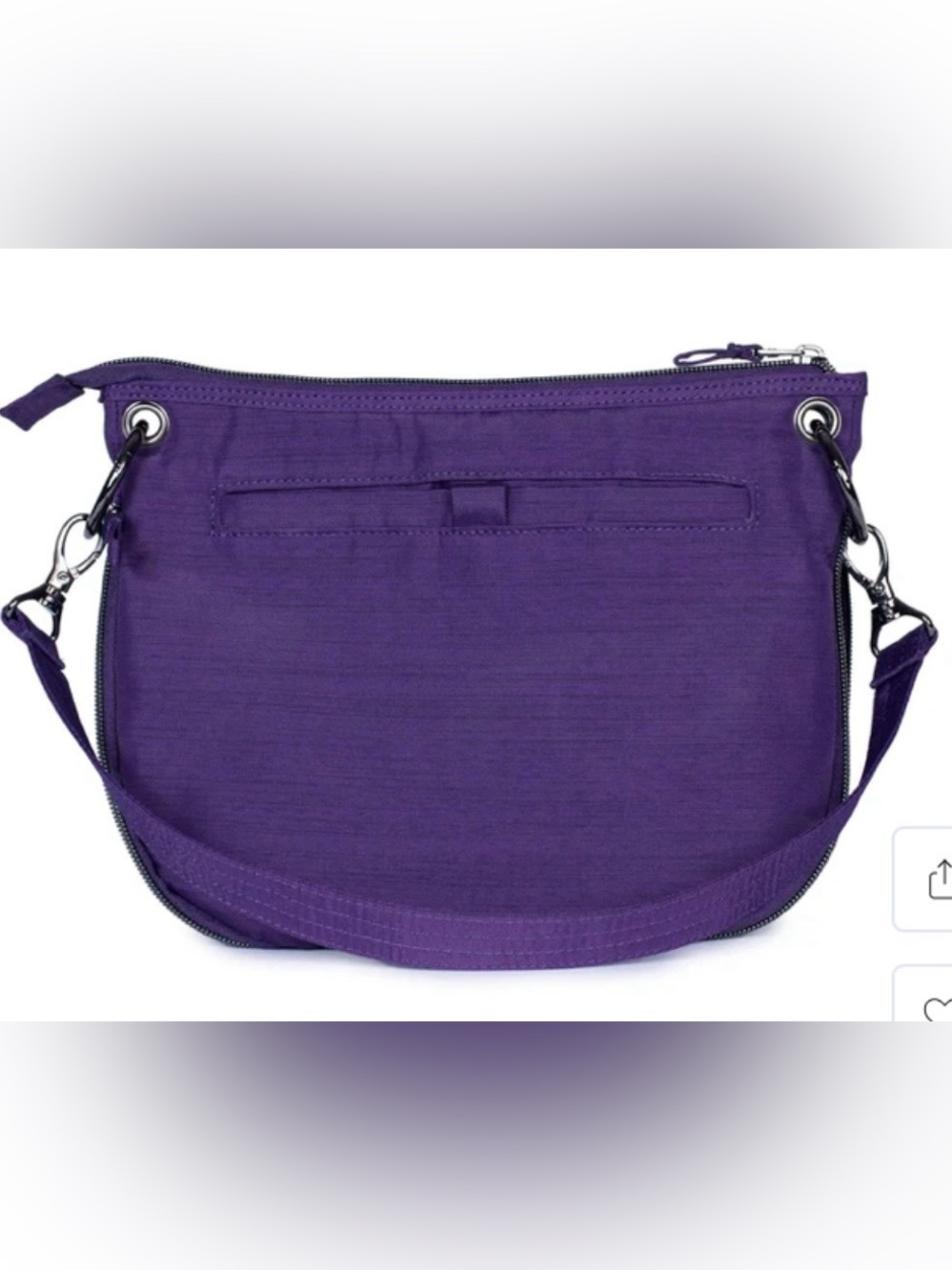 Lug Swivel Convertible Crossbody Bag. Brushed Concord Purple. NWOT. With Drizzle - Picture 5 of 12